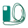 Etui / obudowa na smartfona Mobile Origin Lanyard Case do iPhone 14 Pro dark green